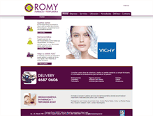 Tablet Screenshot of farmaciaromy.com.ar